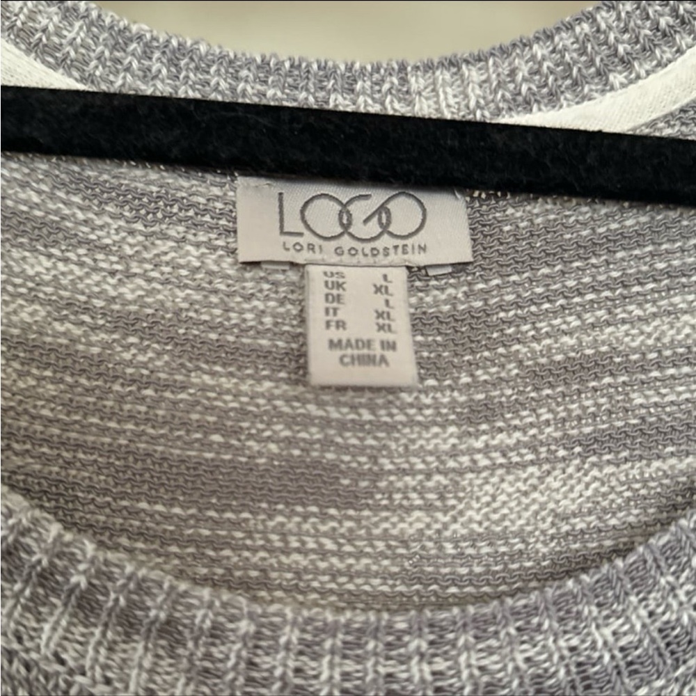 Lori Goldstein space dye sweater knit tank - Picture 5 of 7